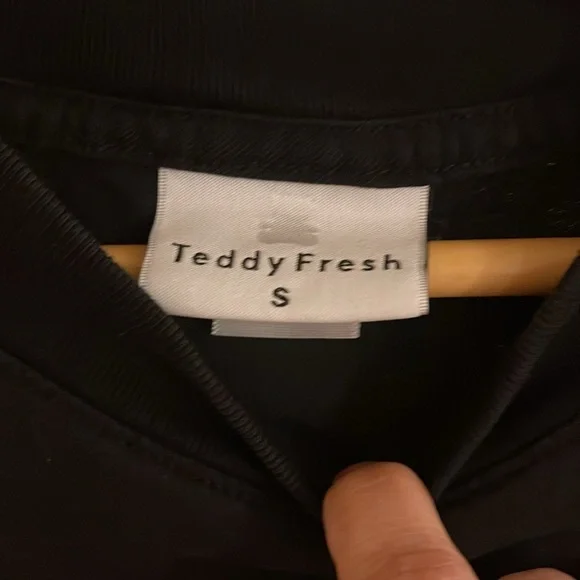 Teddy Fresh Cowboy Hat Fire Long Sleeve crewneck shirt Size small - Picture 4 of 6